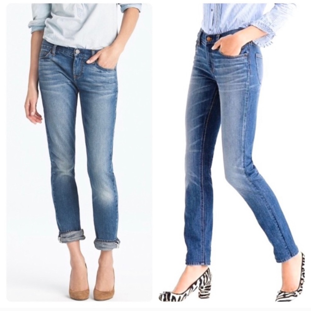 Jcrew matchstick jeans